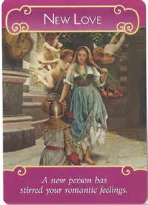  New Love card from The Romance Angels Oracle Cards by Doreen Virtue  